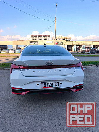 Хундай Элантра год 2023 обьем 2л цвет кузова белый жемчуг обьем 2л атмосферный двигатель Донецк - изображение 7