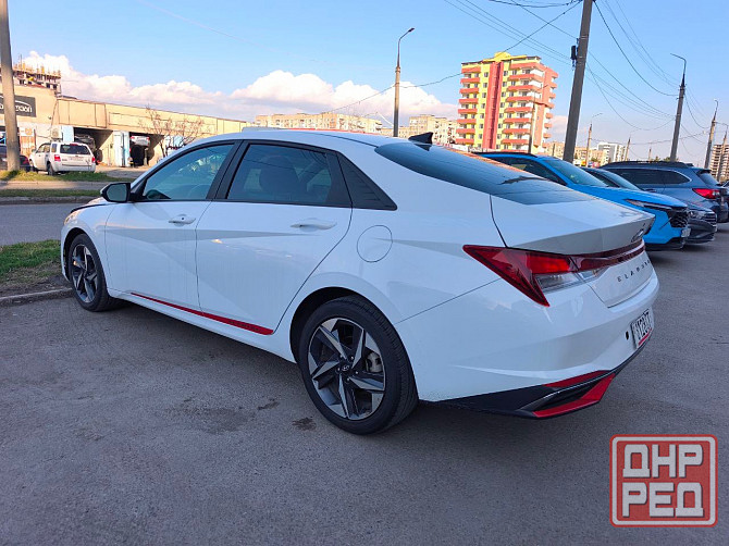 Хундай Элантра год 2023 обьем 2л цвет кузова белый жемчуг обьем 2л атмосферный двигатель Донецк - изображение 2