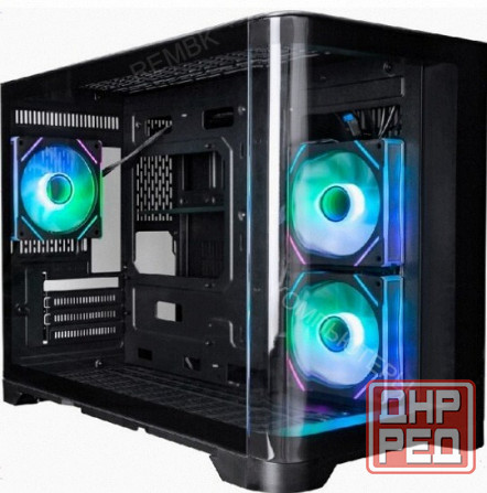 Корпус 1stplayer Uview Uv6 Argb, черный (Uv6-Bk-2fc7r-1fc7) (арт-6350) Донецк - изображение 1