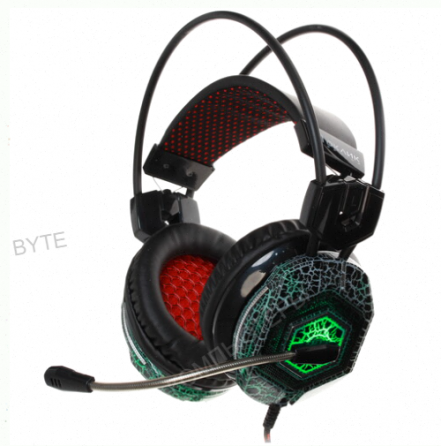 Наушники с микрофоном Oklick Hs-L500g Toxic черный (Hs-L500g) - арт-1420 Донецк