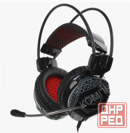 Наушники с микрофоном Oklick Hs-L500g Toxic черный (Hs-L500g) - арт-1420 Донецк - изображение 2