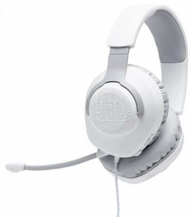 Игровые наушники Jbl Quantum 100 White (Jblquantum100wht) [арт-6484] Макеевка