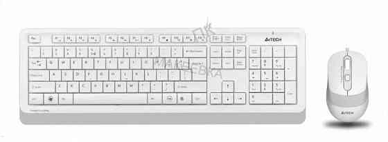 Комплект (клавиатура+мышь) A4tech Fstyler F1010, Usb, проводной, белый и серый [F1010 White] арт-366 Макеевка