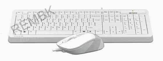 Комплект (клавиатура+мышь) A4tech Fstyler F1010, Usb, проводной, белый и серый [F1010 White] арт-366 Макеевка