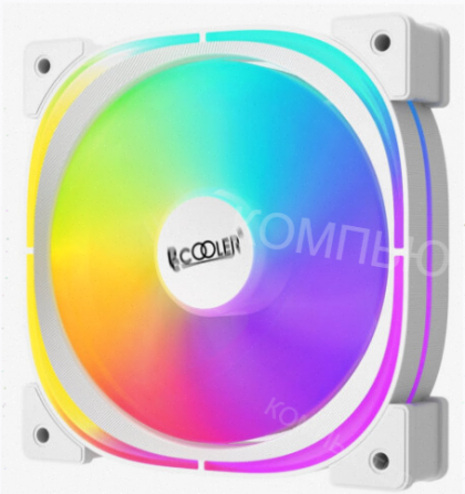 Вентилятор Pccooler Ef120 Argb White 4pin Pwm + 3pin Argb, 600-1500 об/мин Retail - арт-6748 Макеевка