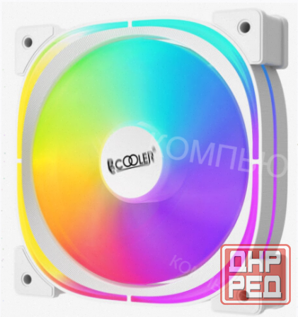 Вентилятор Pccooler Ef120 Argb White 4pin Pwm + 3pin Argb, 600-1500 об/мин Retail - арт-6748 Макеевка - изображение 2
