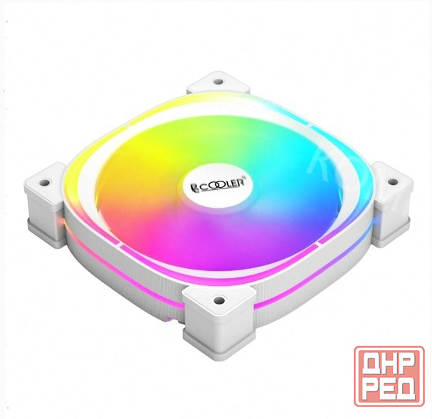 Вентилятор Pccooler Ef120 Argb White 4pin Pwm + 3pin Argb, 600-1500 об/мин Retail - арт-6748 Макеевка - изображение 3