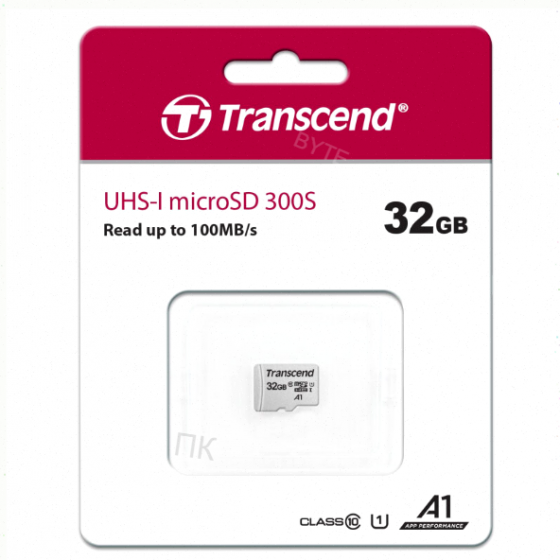 Карта памяти Transcend 300s Microsdhc 32gb Uhs-I Cl10, Ts32gusd300s [арт-8354] Макеевка