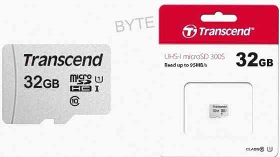 Карта памяти Transcend 300s Microsdhc 32gb Uhs-I Cl10, Ts32gusd300s [арт-8354] Макеевка
