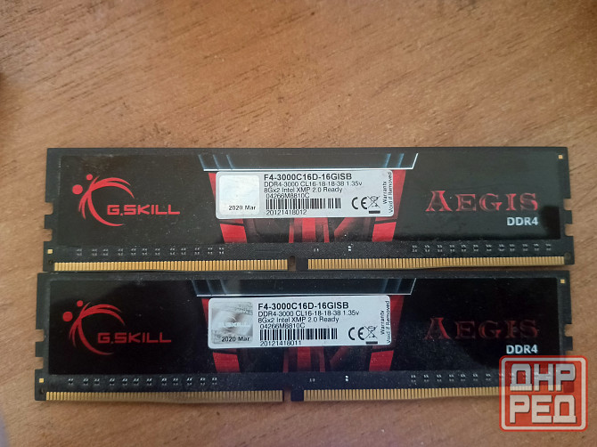 DDR4 16GB(2X8GB) 8000р. Макеевка - изображение 1
