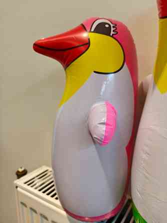 Пингвин-неваляшка надувной Донецк