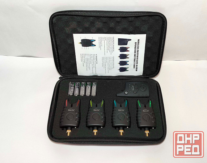 Набор электронных сигнализаторов поклёвки 4+1 (с пейджером) Донецк - изображение 1