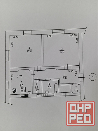 большая 2 комнатная квартира по ул Коксохимическая в Кировском районе Донецк - изображение 9