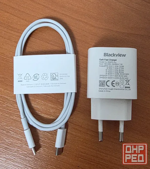 Сетевое зарядное устройство Blackview 45 W. Донецк - изображение 1