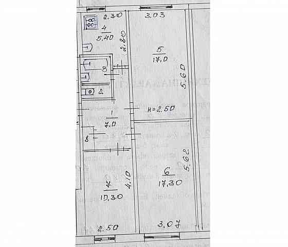 Инвестиция в будущее, 3-х ком. кв. под бизнес, 1/5 эт., 61.2 м.кв. - Макеевка, Черемушки, Даки Макеевка