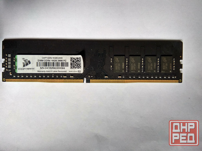 Продаются 2 планки оперативной памяти Compit DIMM DDR4 16GB 2666 PC Макеевка - изображение 2