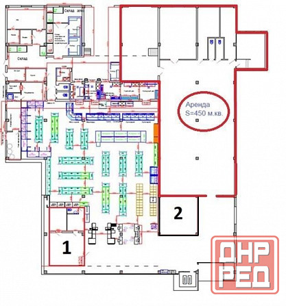 Аренда нежилого помещения в г. Ясиноватой ! Квартал Молодежный ! Ясиноватая - изображение 2