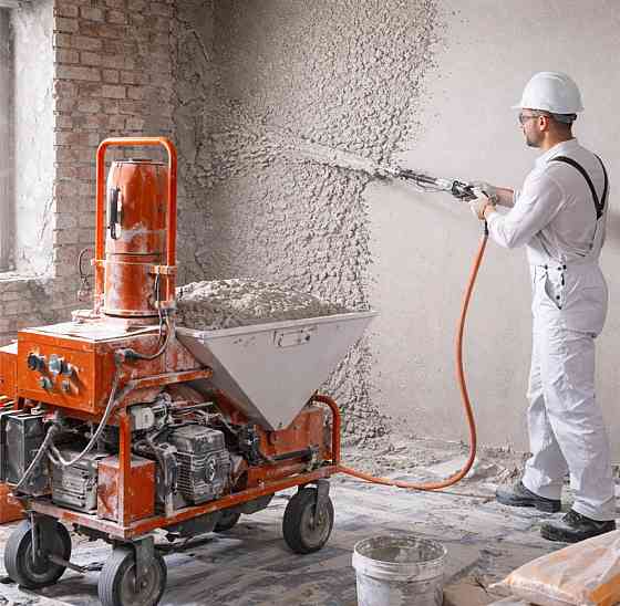 Специалисты по механизированной штукатурке и сухой стяжке Донецк