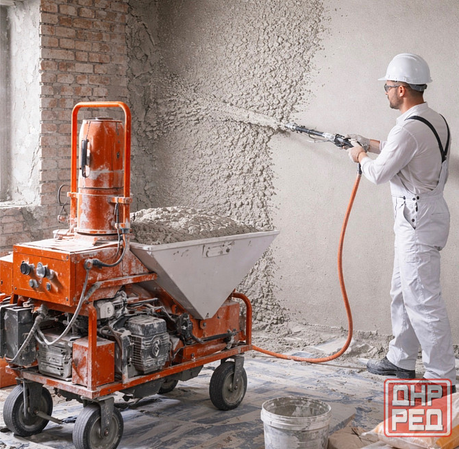 Специалисты по механизированной штукатурке и сухой стяжке Донецк - изображение 1