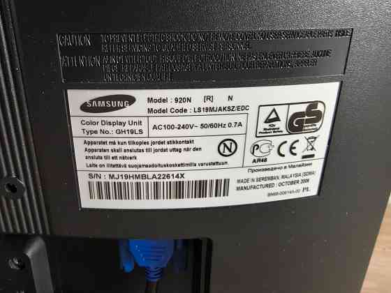 Монитор Samsung SyncMaster 920N Донецк