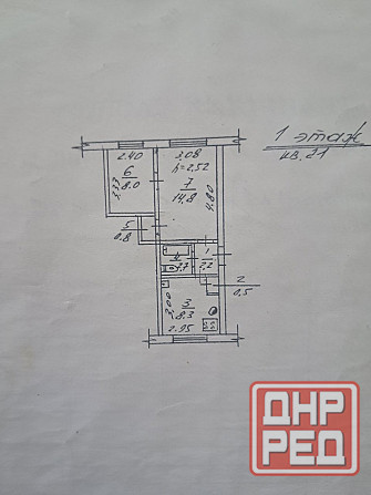 Продается 2-х комнатная квартира, ул. Красногоровская, ориентир "Жилплощадка" Донецк - изображение 1