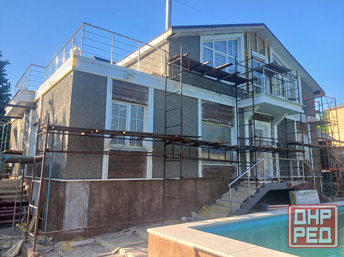фасадные работы утепление фасада сайдинг профнастил мокрый фасад амк Донецк - изображение 5