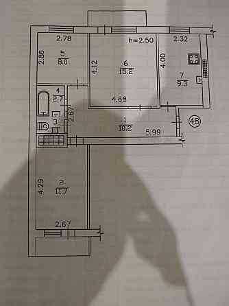 Продается 3 - х комнатная квартира, ул. Кутузова (Гладковка) Донецк