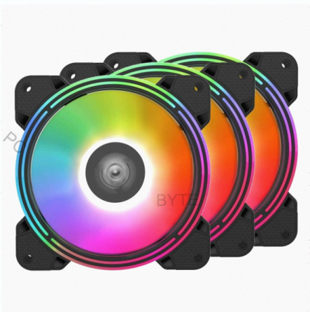 Комплект вентиляторов для корпуса 3шт. Alseye Halo 4.0-B Kit Argb арт-5179 Макеевка
