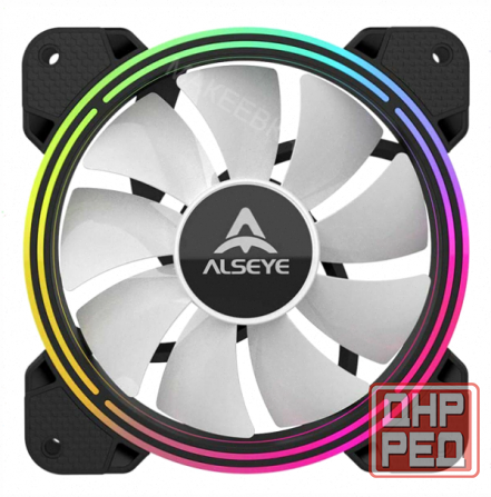 Комплект вентиляторов для корпуса 3шт. Alseye Halo 4.0-B Kit Argb арт-5179 Макеевка - изображение 3