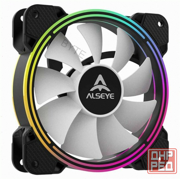 Комплект вентиляторов для корпуса 3шт. Alseye Halo 4.0-B Kit Argb арт-5179 Макеевка - изображение 4
