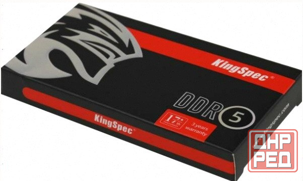 Оперативная память So-Dimm Kingspec Ddr5 8gb 4800mhz Ks4800d5n11008g Rtl Pc5-38400 Cl40 Dimm 288-Pin Донецк - изображение 4