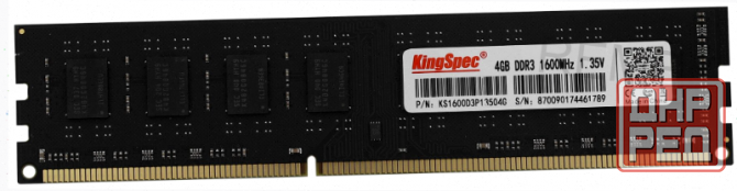 Оперативная память Kingspec Ddr3l 4gb 1600mhz Pc-12800 Cl11 (Ks1600d3p13504g), арт-9272 Донецк - изображение 3