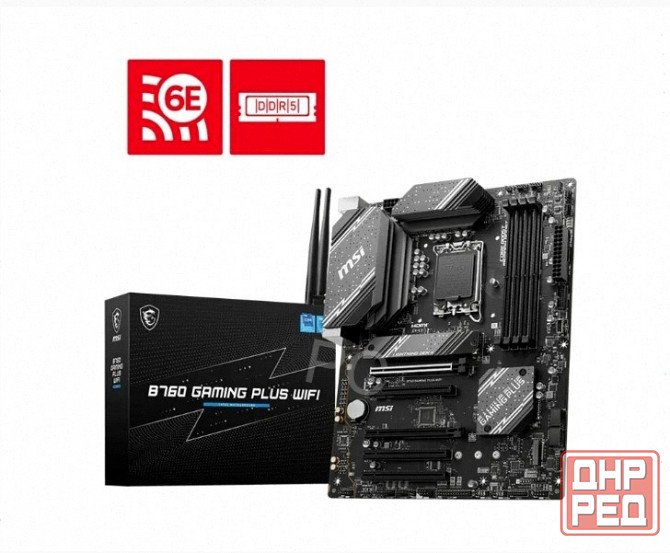 Материнская плата Msi B760 S1700 Atx B760 Gaming Plus Wifi Lga 1700 арт-5899 Донецк - изображение 2