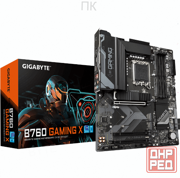 Материнская плата Gigabyte B760 Gaming X (Lga1700/B760/4xddr5/3xpci-Ex16/3xm.2/Sb7.1/Glan/Hdmi/Displ Донецк - изображение 1