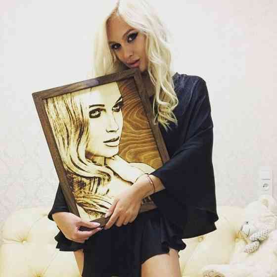 Портрет на дереве по фото | Выжженный портрет | Подарок Макеевка