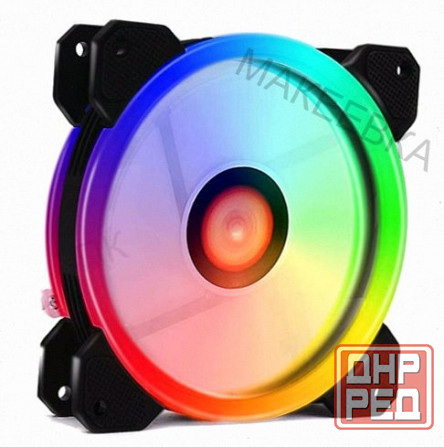 Вентилятор игровой Dt-Gf12025rgb для компьютерного корпуса с подсветкой Rgb - арт-4006 Донецк - изображение 1