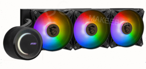 Система водяная охлаждения Msi Mag Coreliquid E360 черная, арт-1615 Макеевка