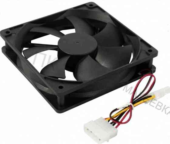 Вентилятор для корпуса 120x120 мм 5bites Fb12025s-12l4mx (4пин, 120x120x25мм, 1200 об/мин) - арт-163 Донецк