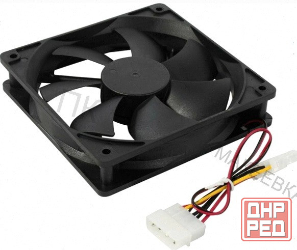 Вентилятор для корпуса 120x120 мм 5bites Fb12025s-12l4mx (4пин, 120x120x25мм, 1200 об/мин) - арт-163 Донецк - изображение 1