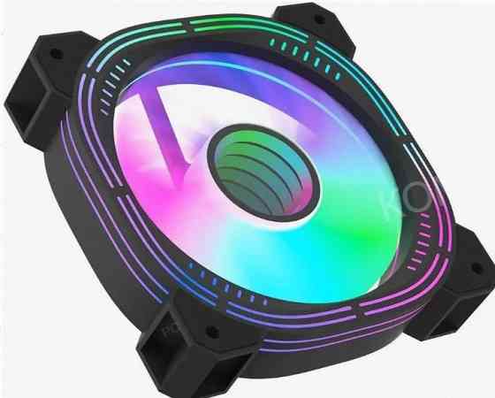 Вентилятор для корпуса Formula Nulight 12bk Rgb 120х120x25 черный 3-Pin 4-Pin (Molex) 19.06дб (Nulig Макеевка