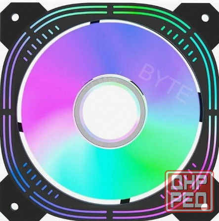 Вентилятор для корпуса Formula Nulight 12bk Rgb 120х120x25 черный 3-Pin 4-Pin (Molex) 19.06дб (Nulig Макеевка - изображение 1