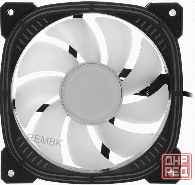 Вентилятор для корпуса Formula Nulight 12bk Rgb 120х120x25 черный 3-Pin 4-Pin (Molex) 19.06дб (Nulig Макеевка - изображение 3