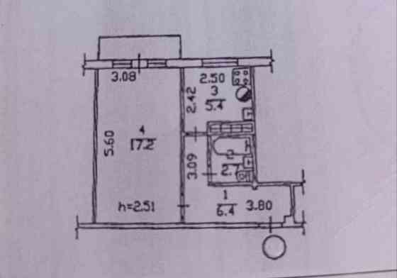 Продаю 1-комнатную квартиру в Калининском районе, бул. Шевченко, Исполком Донецк