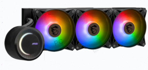 Система водяная охлаждения Msi Mag Coreliquid E360 черная арт-8248 Макеевка