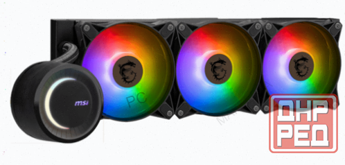 Система водяная охлаждения Msi Mag Coreliquid E360 черная арт-8248 Макеевка - изображение 1