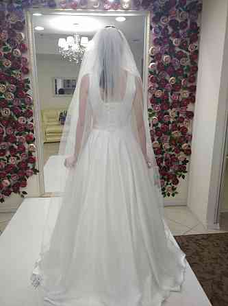 Продам или сдам в аренду атласное свадебное платье! Донецк