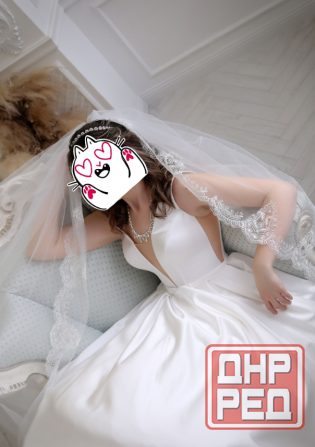 Продам или сдам в аренду атласное свадебное платье! Донецк - изображение 2