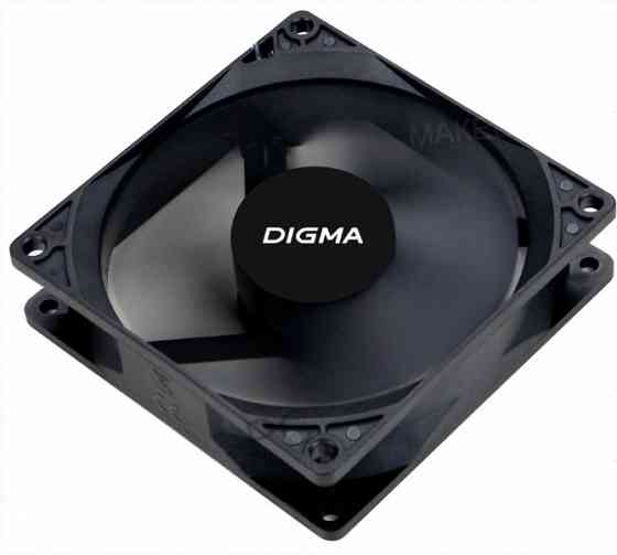Вентилятор Digma Dfan-90 90х90x25 черный 3-Pin 4-Pin (Molex) Ret [арт-2570] Донецк