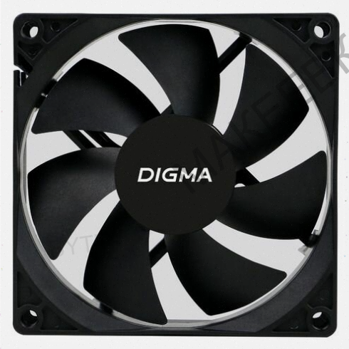 Вентилятор Digma Dfan-90 90х90x25 черный 3-Pin 4-Pin (Molex) Ret [арт-2570] Донецк
