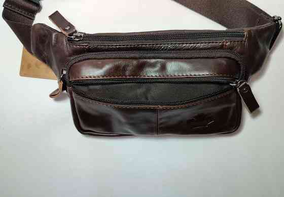 Стильная кожаная поясная сумка Донецк